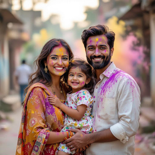 Create a Festive Holi Photo Instantly
