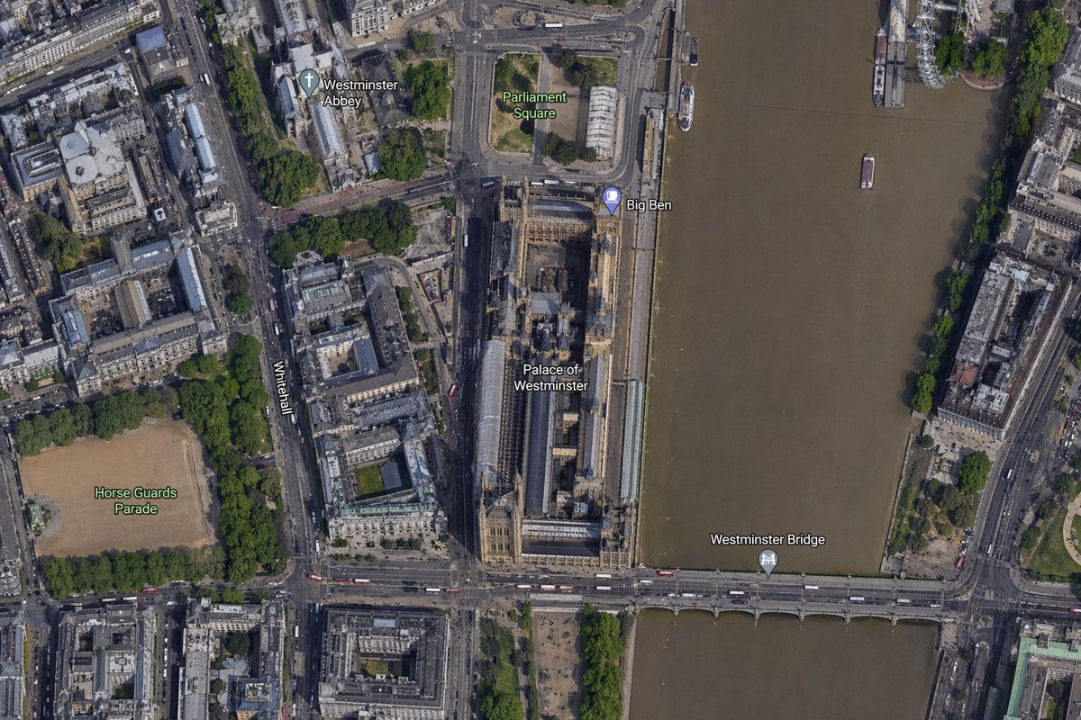 Create a Realistic Satellite-Style Map of Big Ben with AI