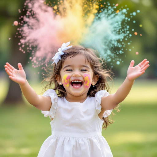 Create Vibrant Holi AI Photo in Seconds