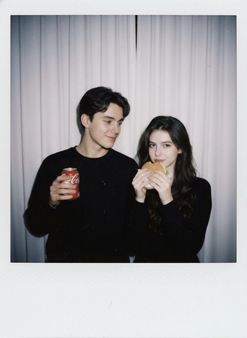 Cute Polaroid Style Flash Photo Prompt