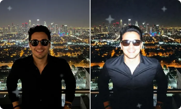 Flash Portrait Photography AI Prompt
