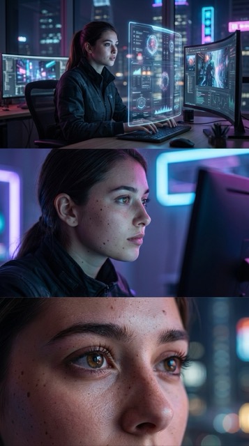 Futuristic Cyberpunk Portraits