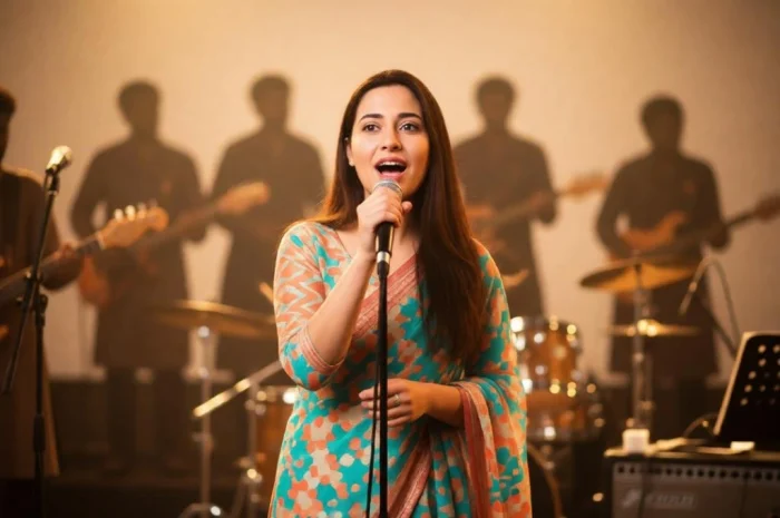 Indian Music Performance AI Portrait