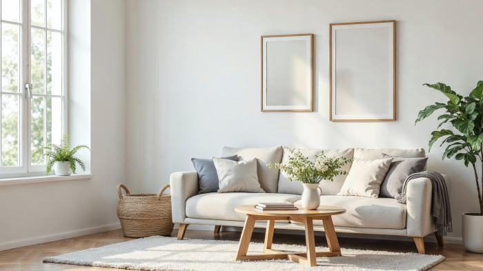 Minimalist Bedroom Furniture Background