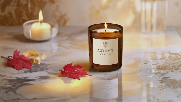 Minimalist Candle Photography Prompts for Simple Ambience