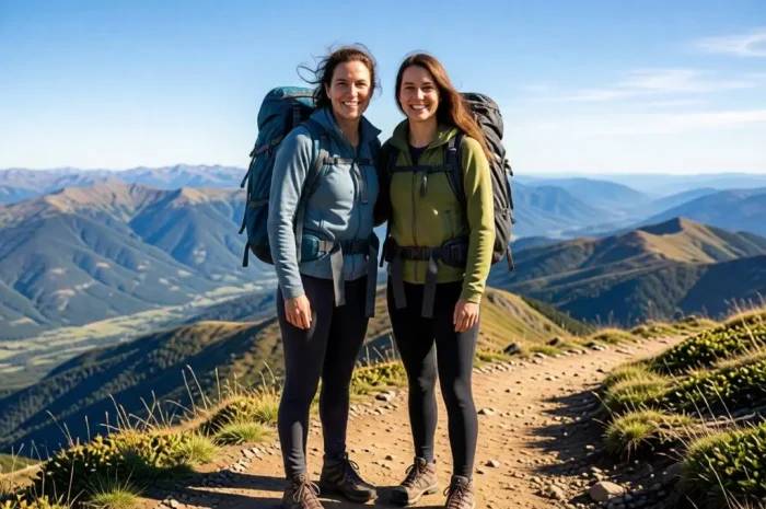 Mother & Daughter Hiking AI Photo Prompt