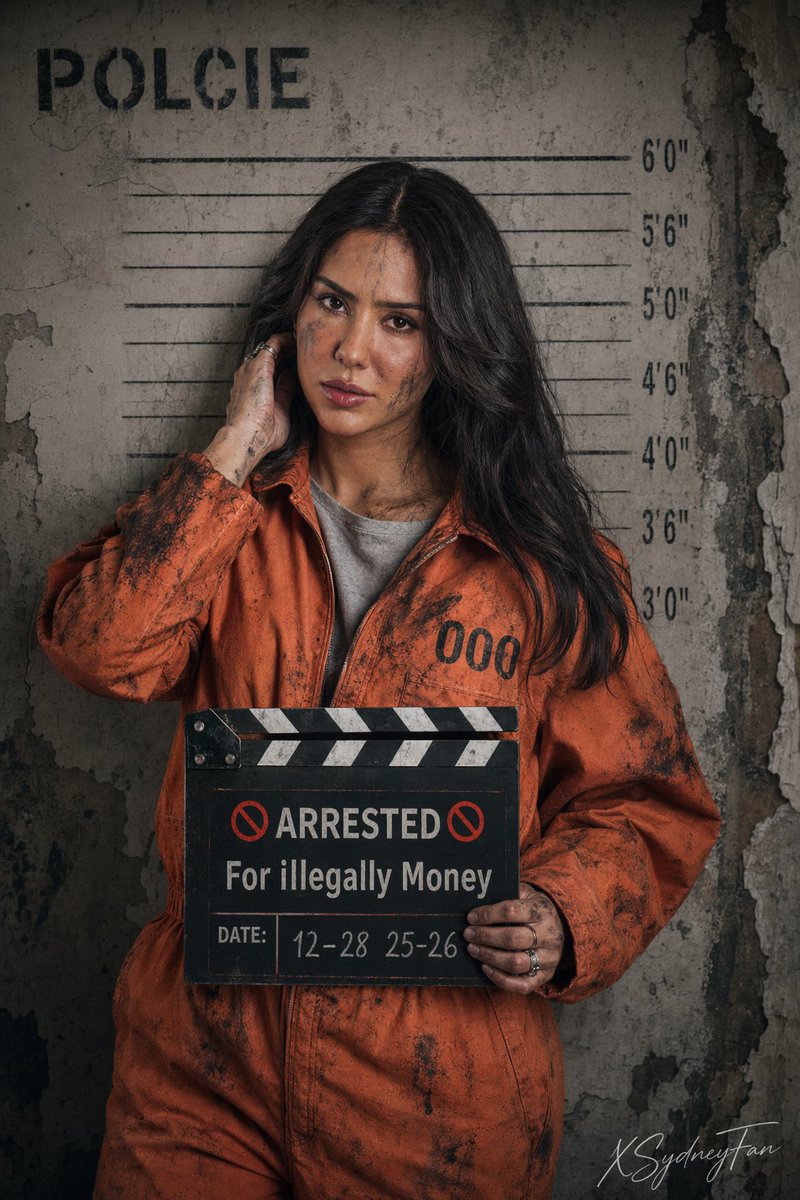 Mugshot Style Prison Portrait, Dirty by Fire