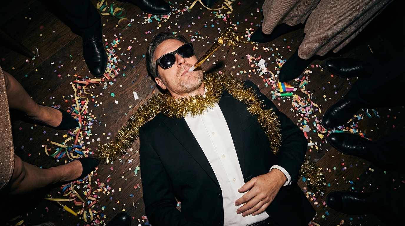 Party Aftermath Portrait - Chaos & Relaxation