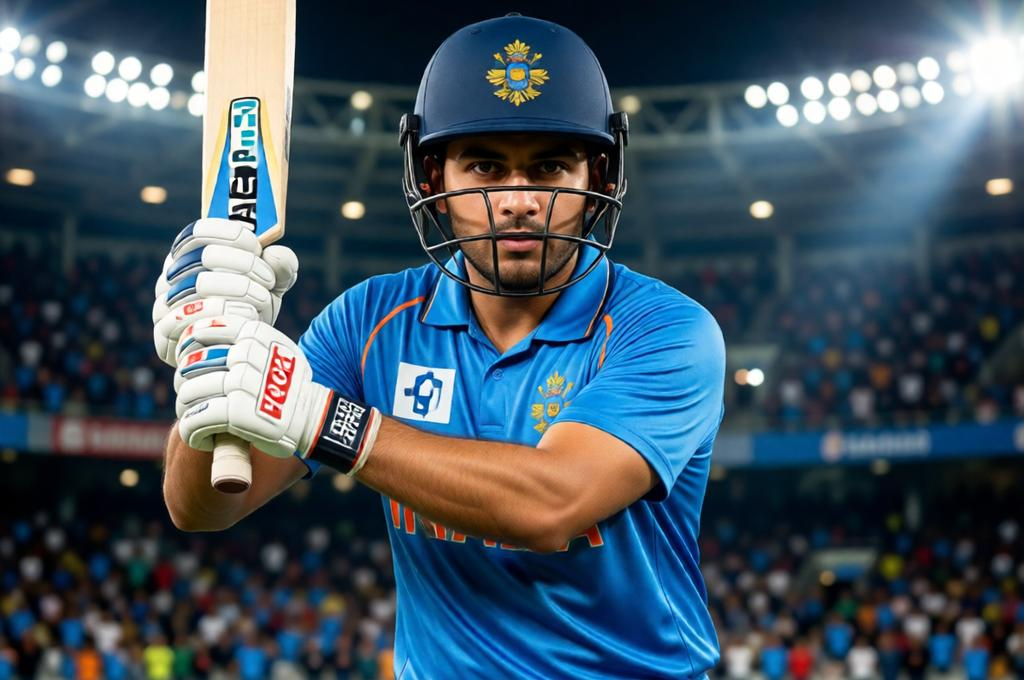 Photorealistic Indian Cricketer Portrait – 8K Editorial