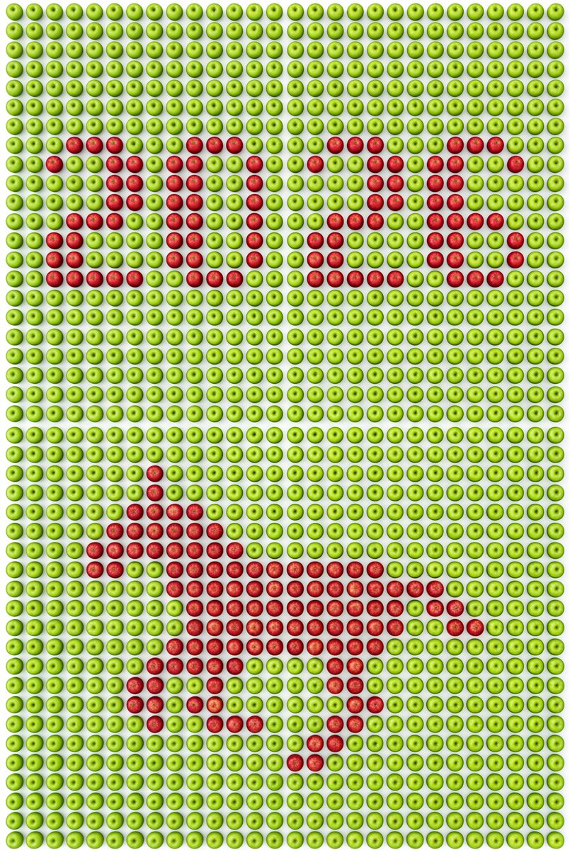 Pixel Fruit Grid Photography Ideas