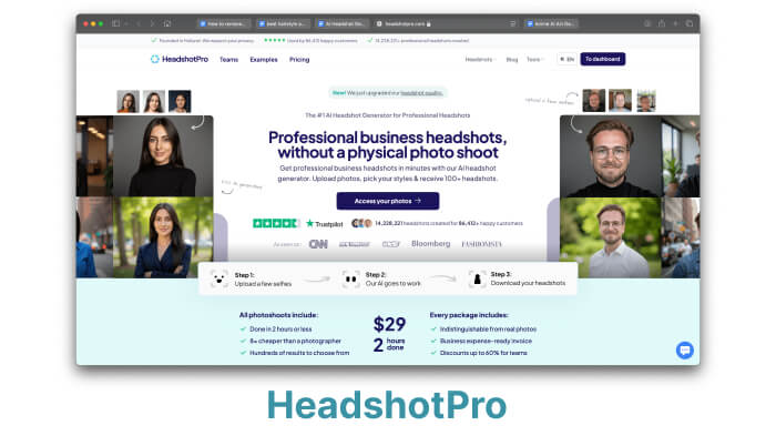 Pro AI Headshot Generator for Personal Branding