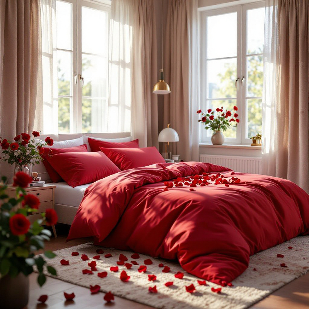 Romantic Rose Flatlay with Love Letter – 8K Photo Prompt
