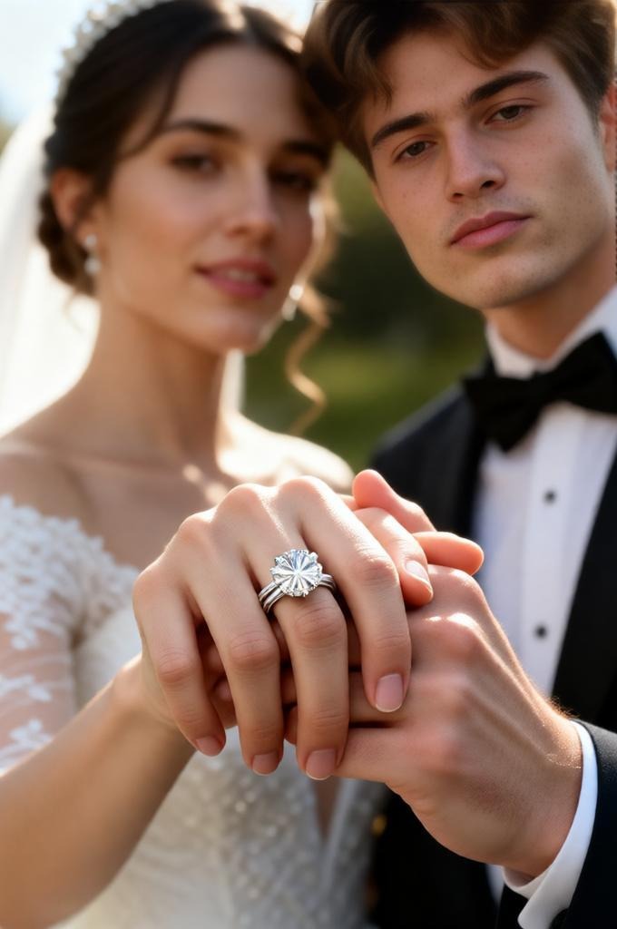 Stunning Macro Wedding Ring Photography Prompt