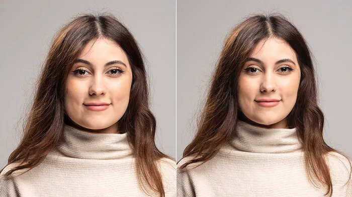 Subtle Jawline Enhancement for Natural Portraits