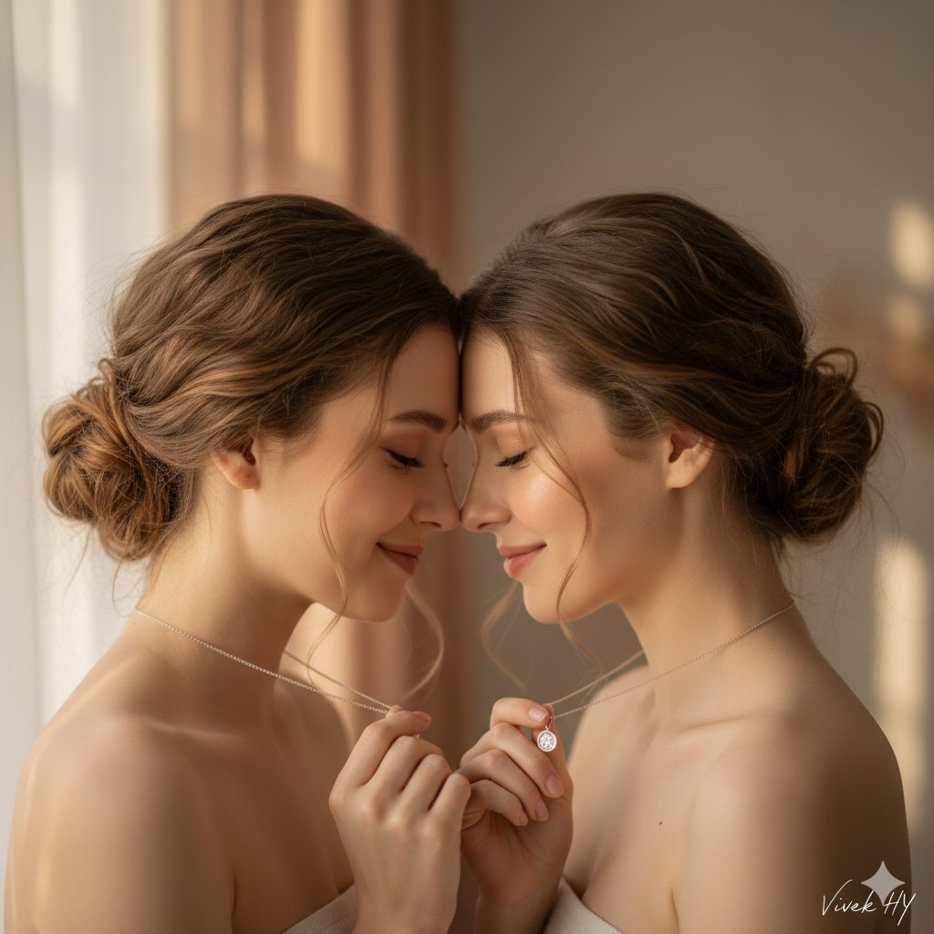AI Prompt for Soft Aesthetic Cinematic Portraits of Twins