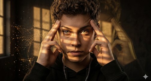 AI Prompt for Chiaroscuro Portrait with Psychic Twist
