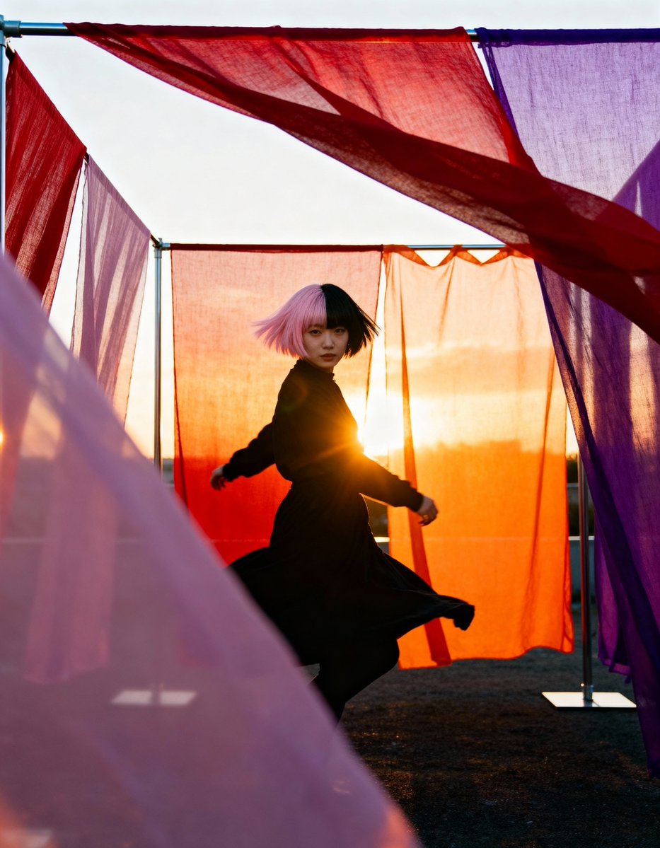 AI Prompt for Powerful Silhouette Portrait in Bright Light