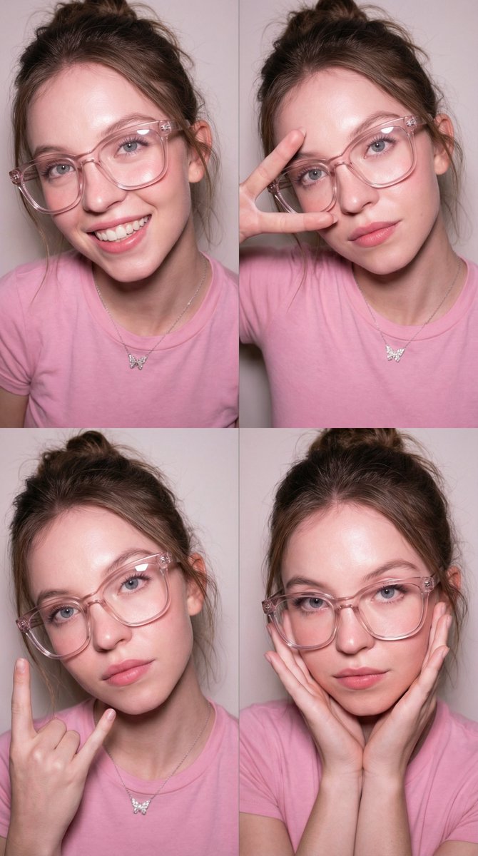 AI Prompt for Realistic Collage Portrait with Flash Effect