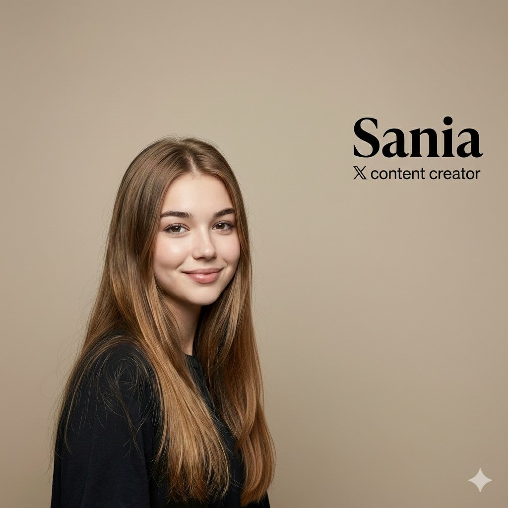 Artificial Intelligence Portait Prompt for Ultra-Realistic Studio Image with Custom Text Overlay