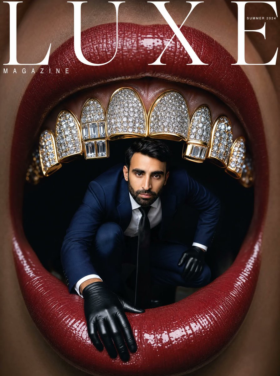 AI Prompt for Photorealistic Luxury Magazine Cover