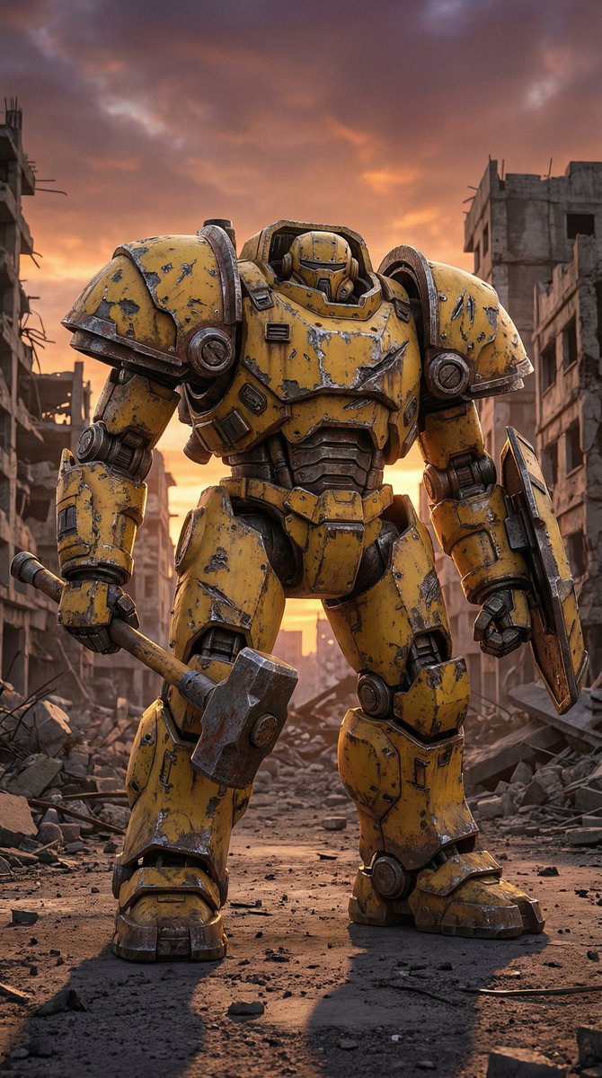 AI Prompt for Photorealistic Battle-Damaged Sci-Fi Mech Images