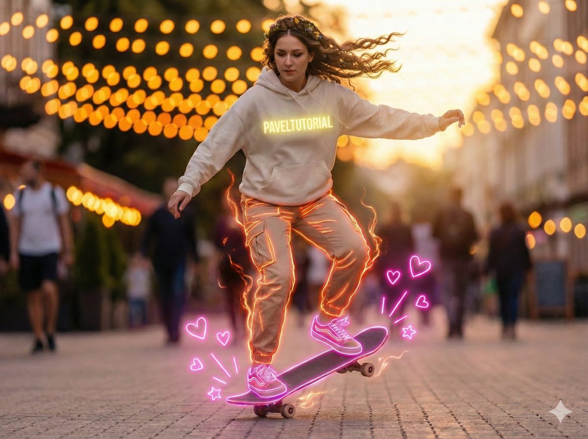 AI Prompt for Hyper-Realistic Cyberpunk Skateboarding Image Generation