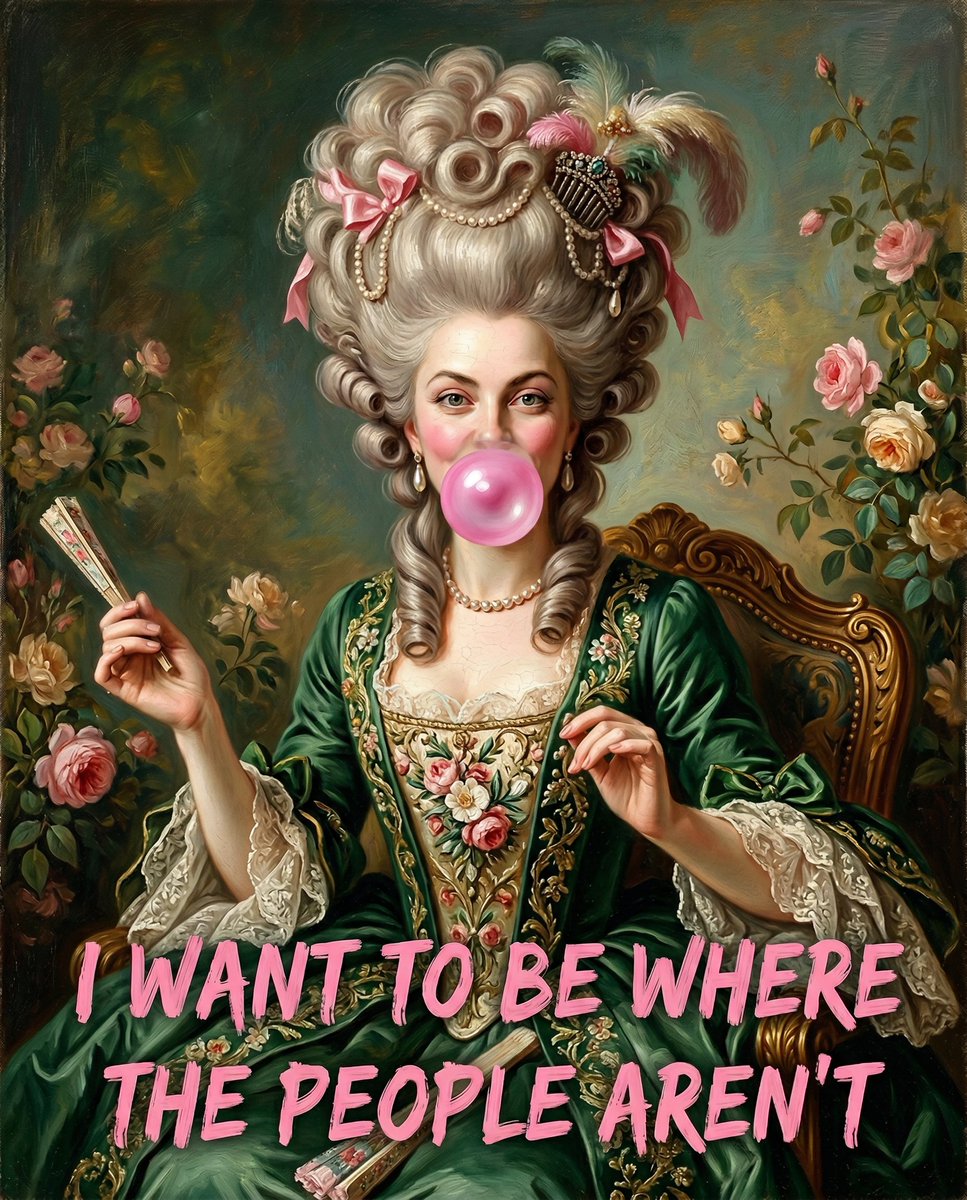 AI Prompt for Unique 18th Century Portrait with Text Overlay