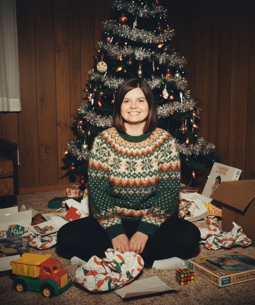 AI Prompt for Vintage-Inspired Christmas Family Photo