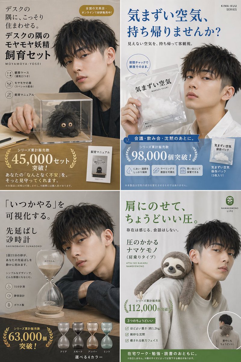 AI Prompt for Japanese-Inspired Product Posters with Minimalist Typography