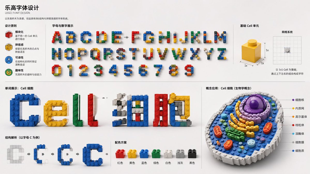AI Prompt for Unique LEGO-Inspired Fonts