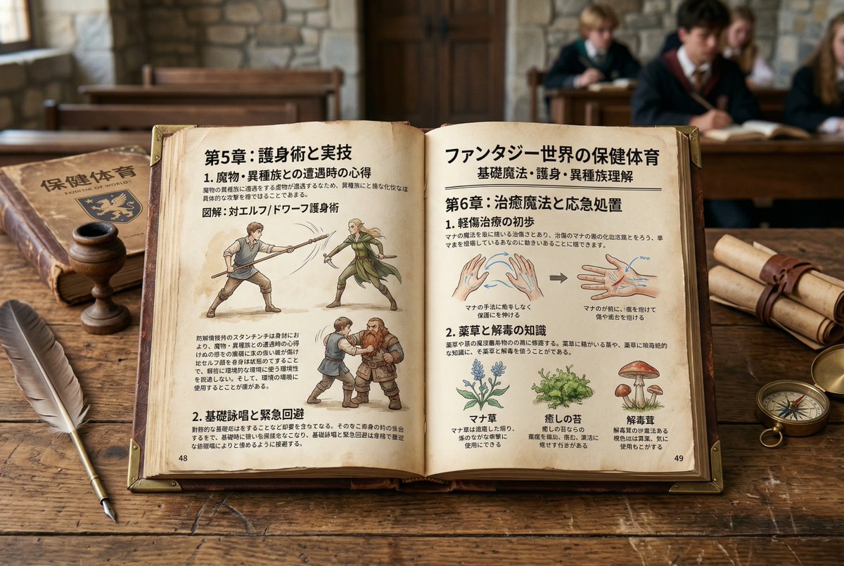 AI Prompt: Generate Realistic Fictional Textbook Pages for AI Image Generation