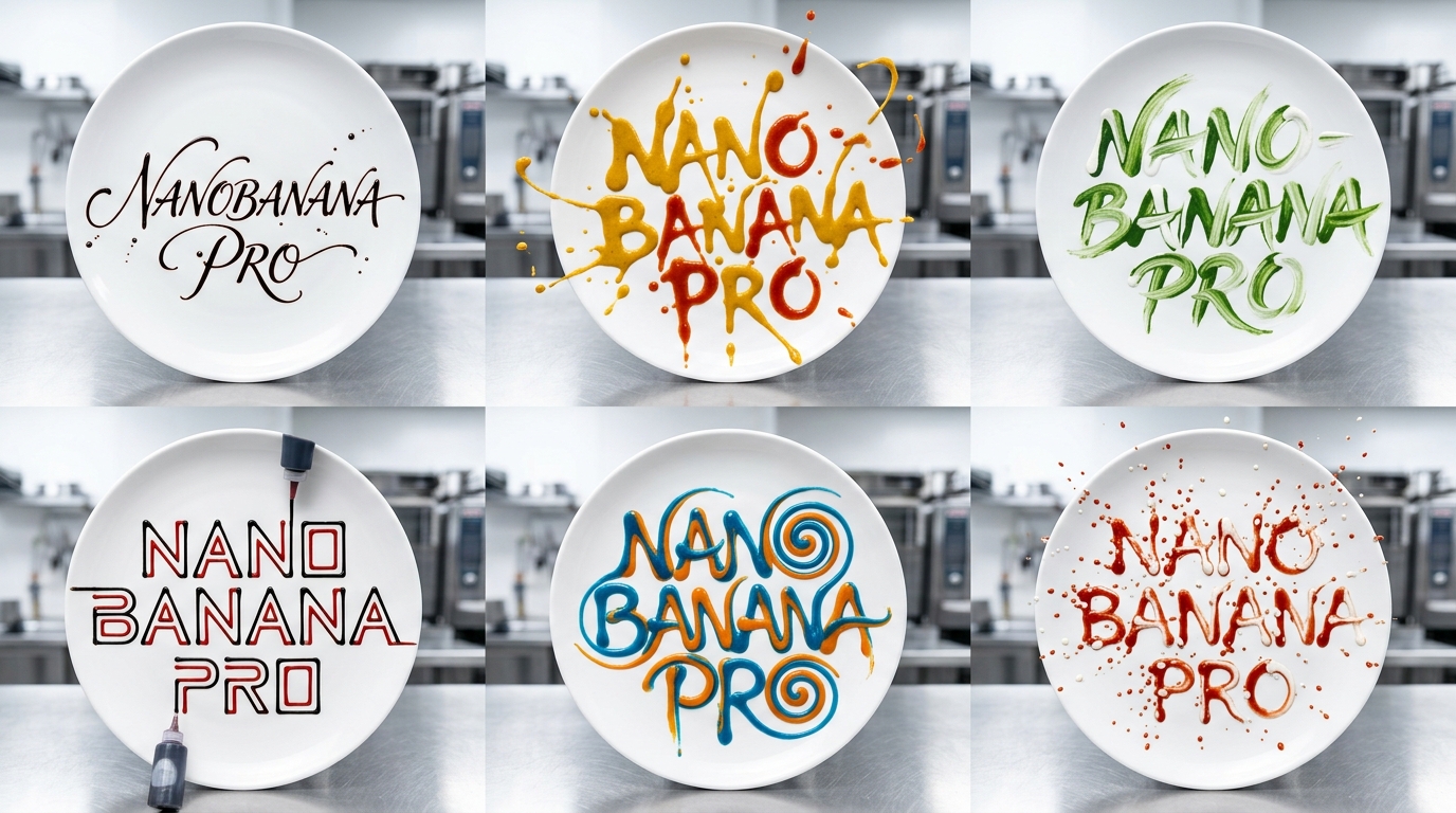 High-Speed Sauce Choreography on White Plates