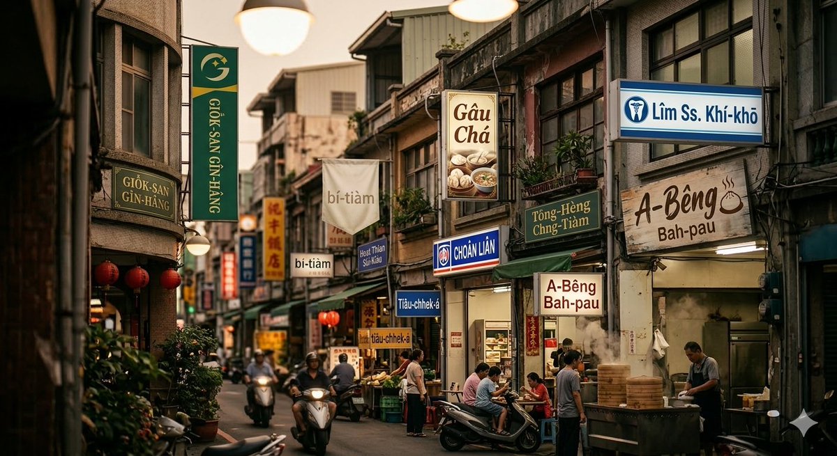 Taiwan Vibe with Romanized Signs