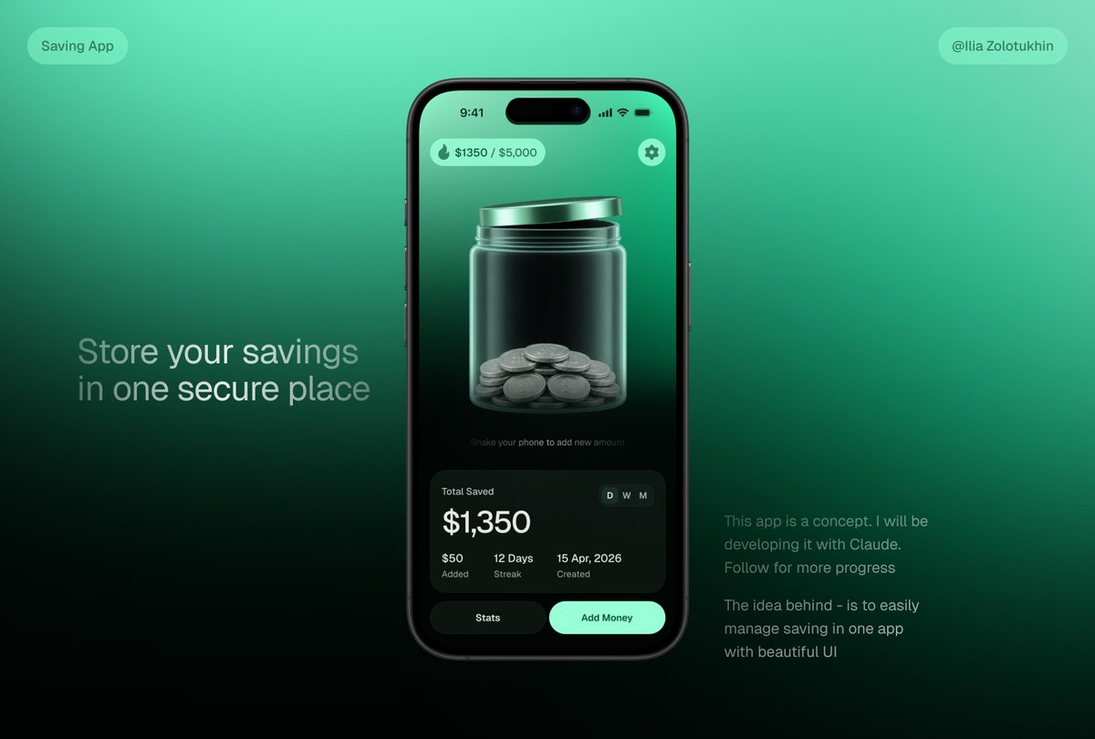 AI Prompt for Financial App UI Design Concept