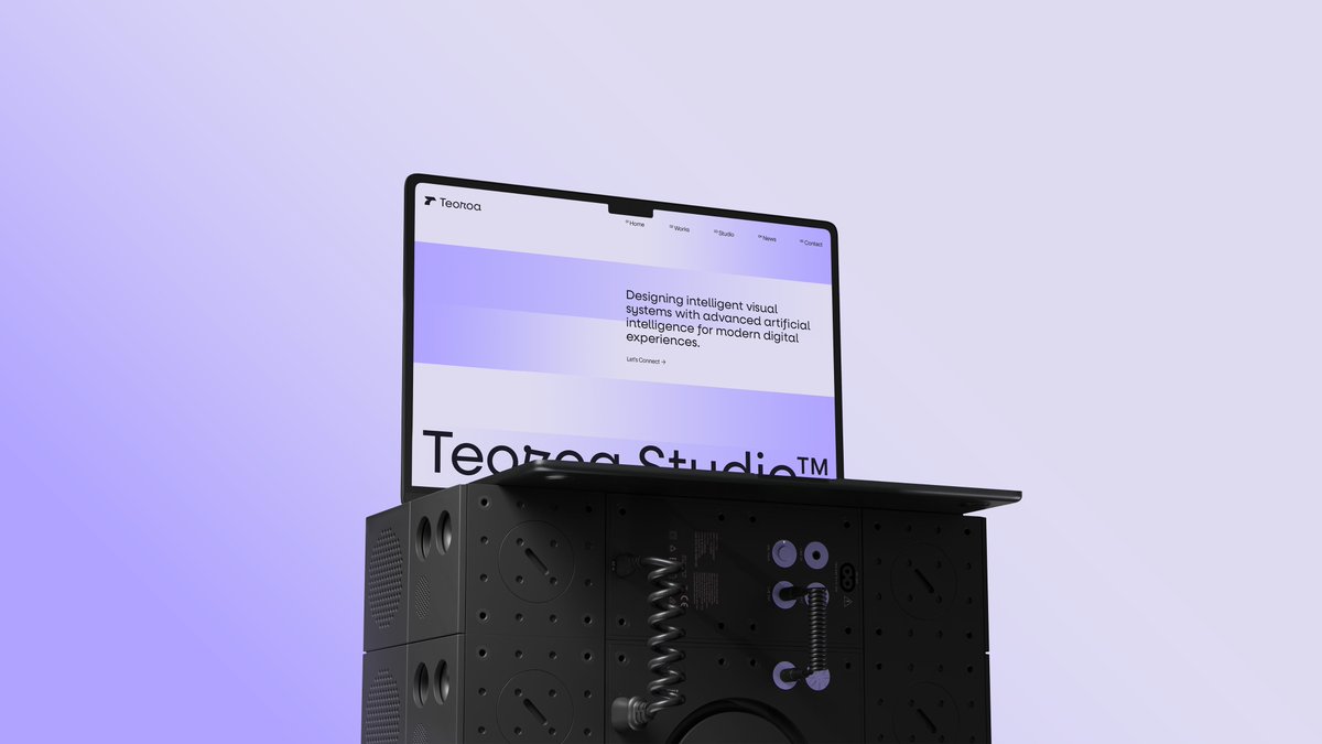 AI Prompt for Minimalist Laptop Design on Industrial Pedestal