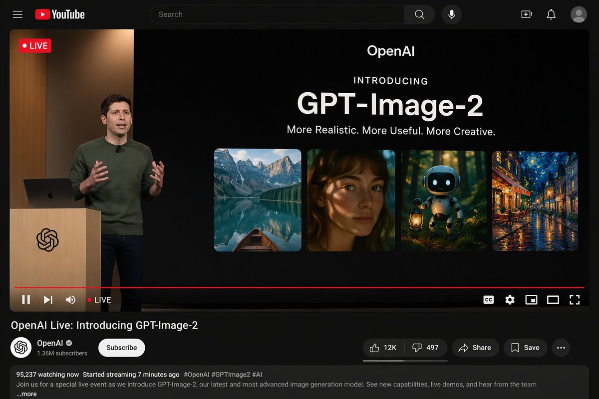 AI Prompt for Realistic YouTube Desktop Dark Mode Interface