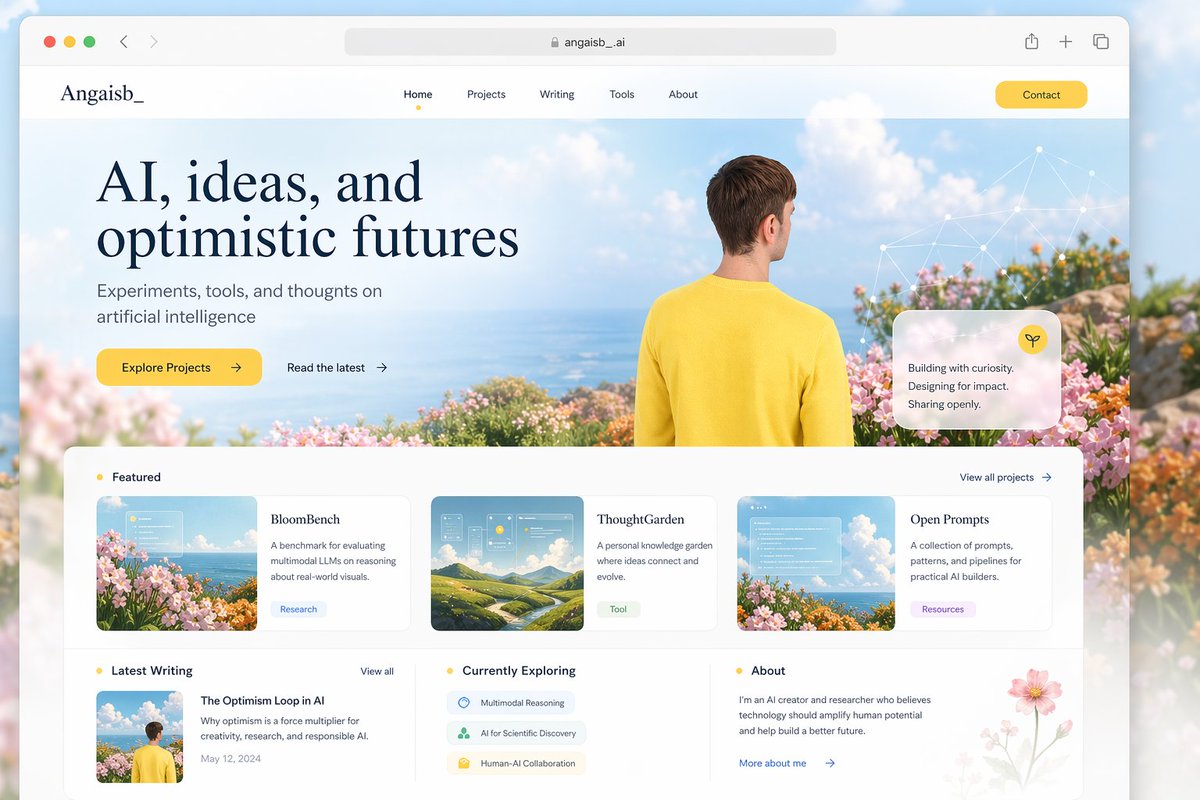 AI Prompt: AI Portfolio Website Design for Creative Professionals