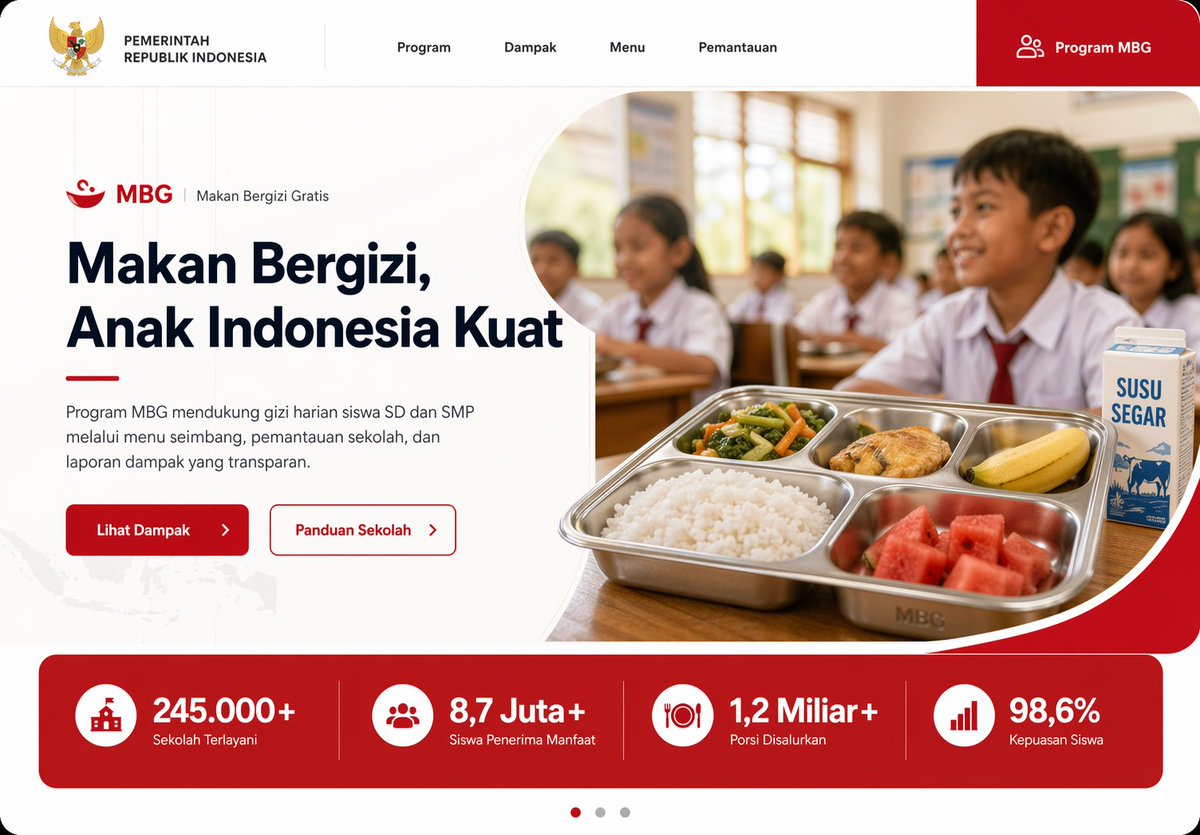 AI Prompt for Indonesian School Nutrition Website Design
