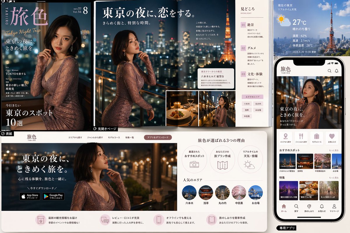 AI Prompt for Luxury Travel Brand Footage, Tokyo Cityscape at Night