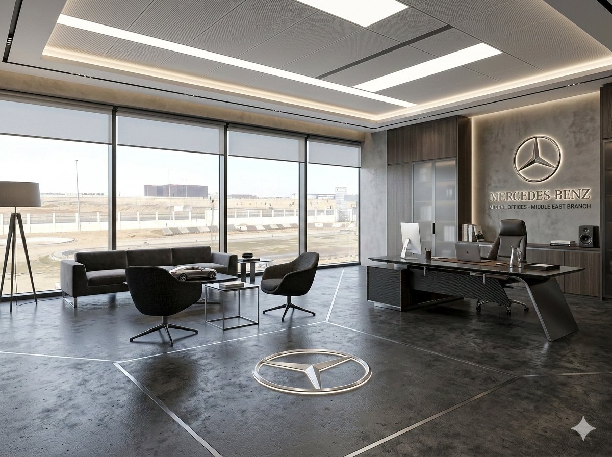 AI Prompt for Modern Home Office Renovation in 2026 Mercedes Branch Style