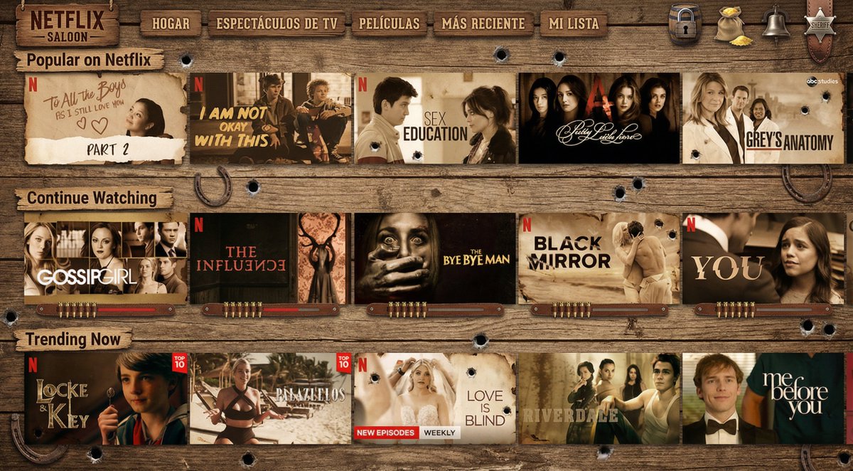 AI Prompt for Transforming Netflix into a Western-Themed Background
