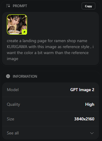 Ramen Shop Landing Page Design Template