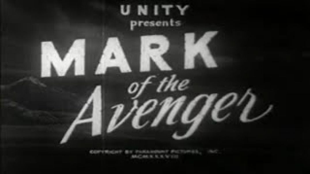 ⁣Mark of the Avenger (1938)