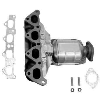 Catalytic Converter with Integrated Exhaust Manifold