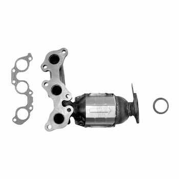 Catalytic Converter with Integrated Exhaust Manifold
