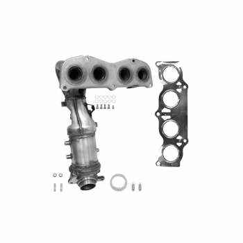 Catalytic Converter with Integrated Exhaust Manifold