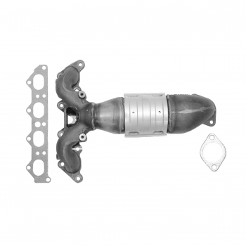 Catalytic Converter with Integrated Exhaust Manifold