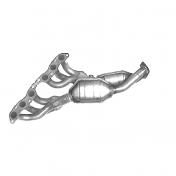 Catalytic Converter with Integrated Exhaust Manifold