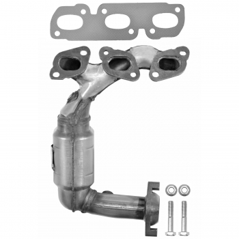 Catalytic Converter with Integrated Exhaust Manifold