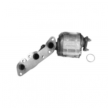 Catalytic Converter with Integrated Exhaust Manifold
